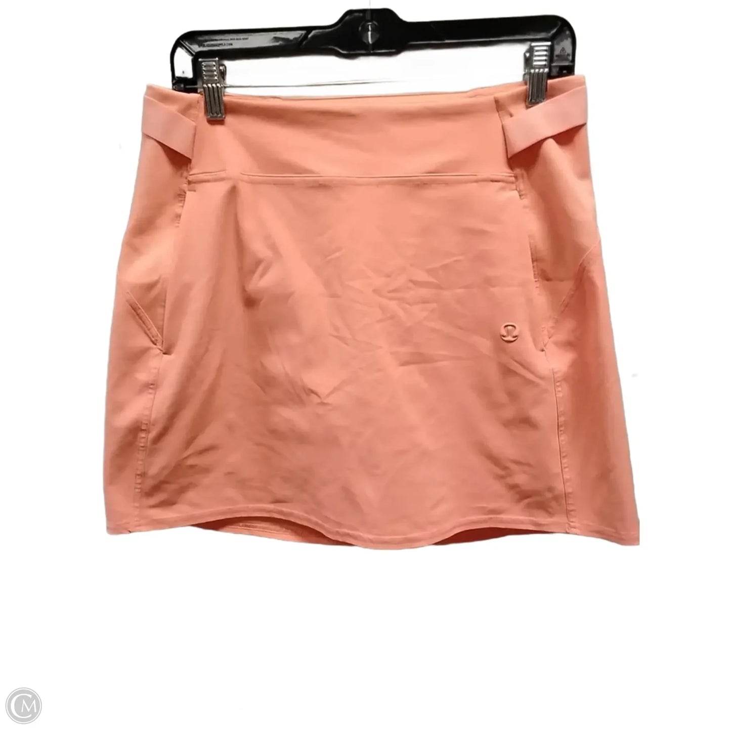 Athletic Shorts By Lululemon In Orange, Size: M