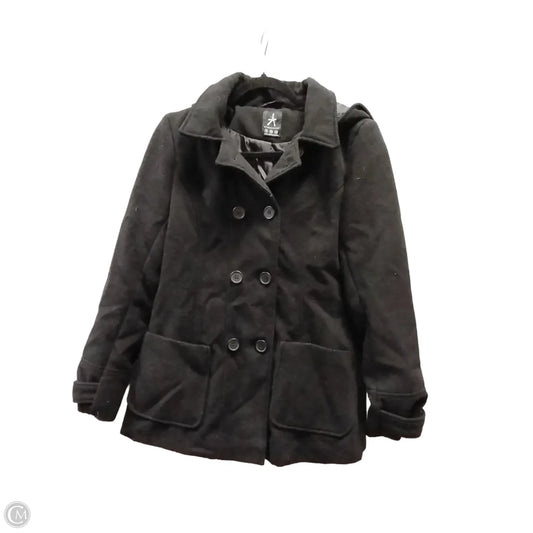Coat Peacoat By Atmosphere In Black, Size: M