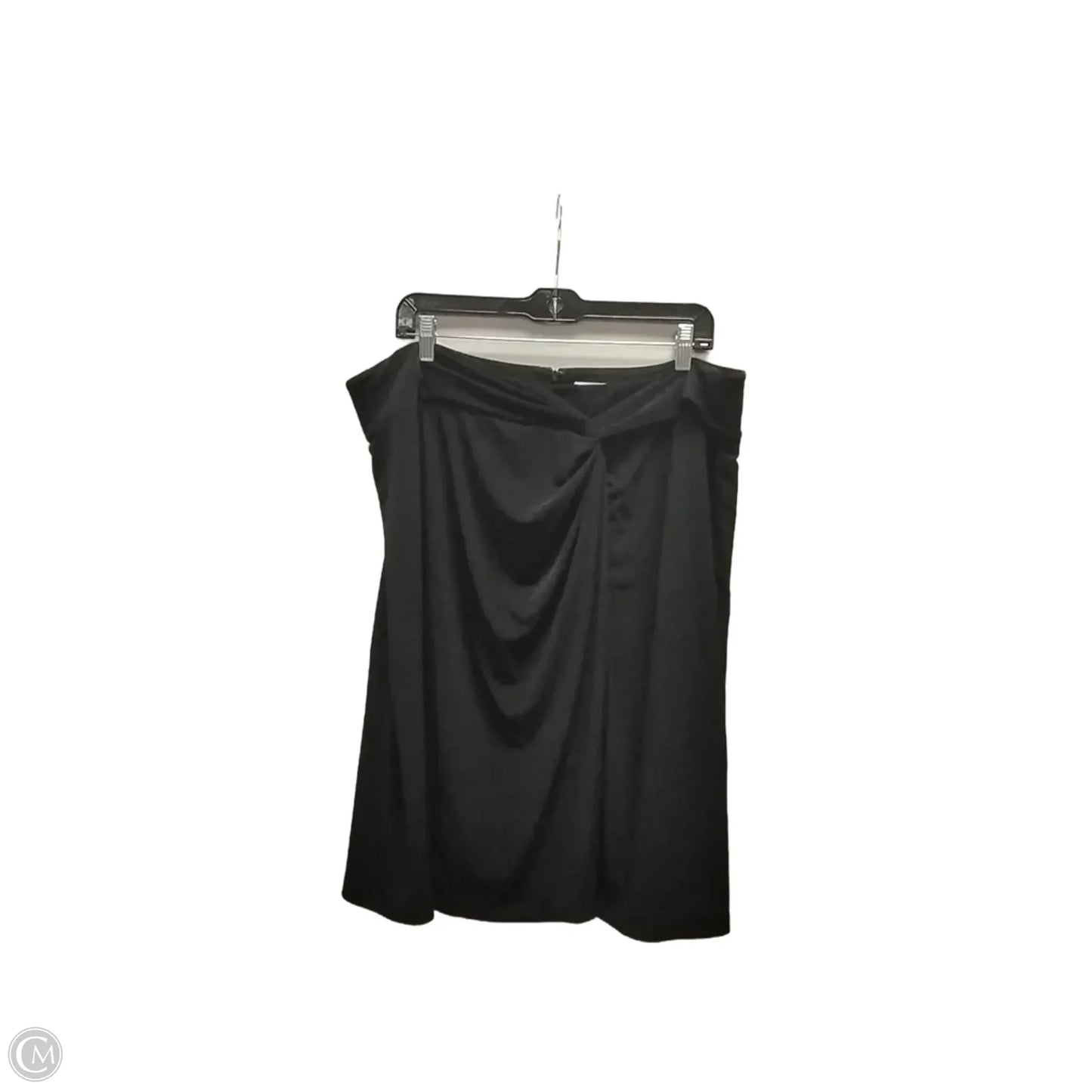 Skirt Midi By Calvin Klein In Black, Size: 1x
