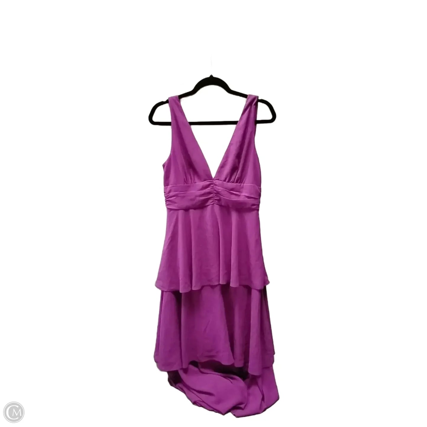 Dress Party Midi By Clothes Mentor In Purple, Size: M