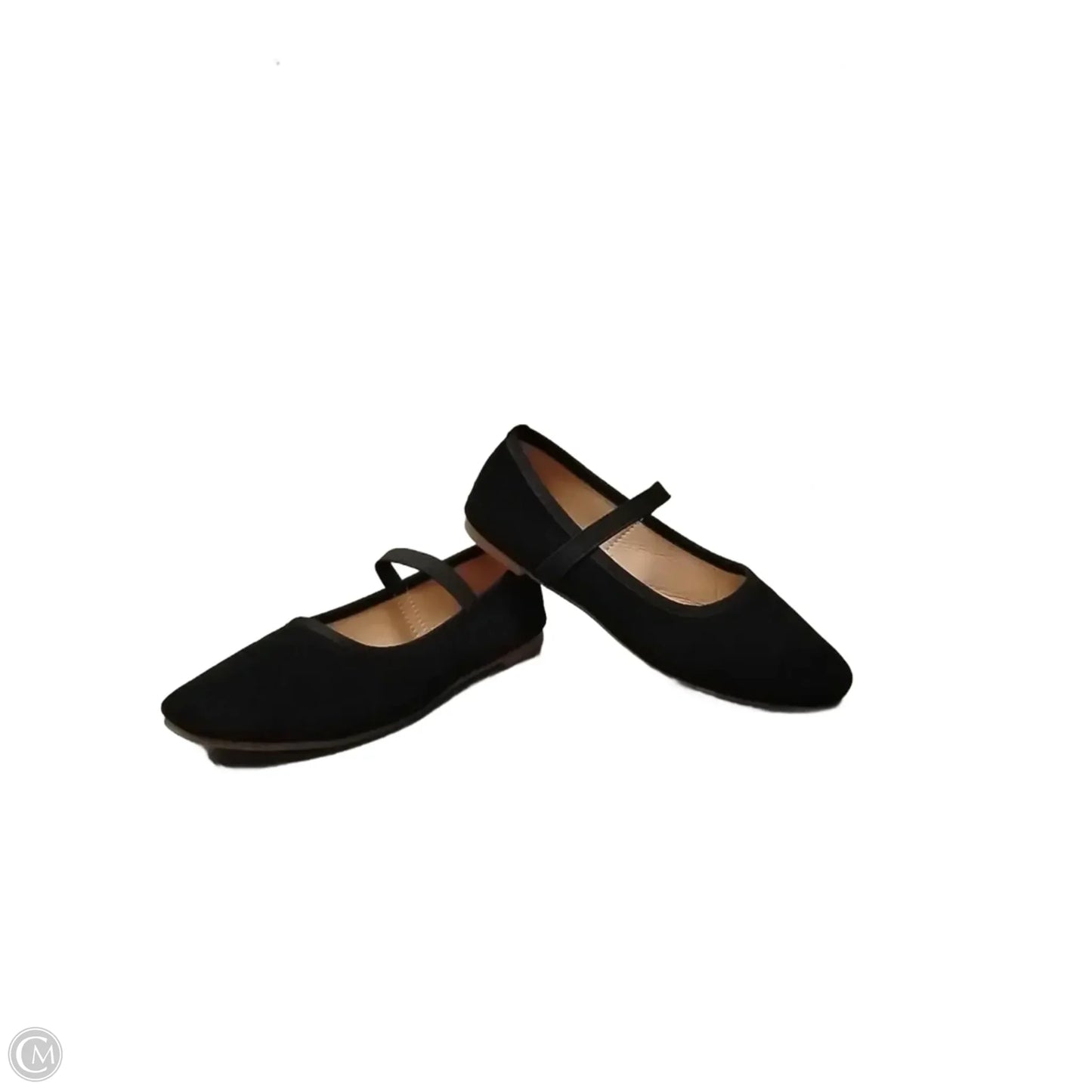 Shoes Flats By Clothes Mentor In Black, Size: 5.5
