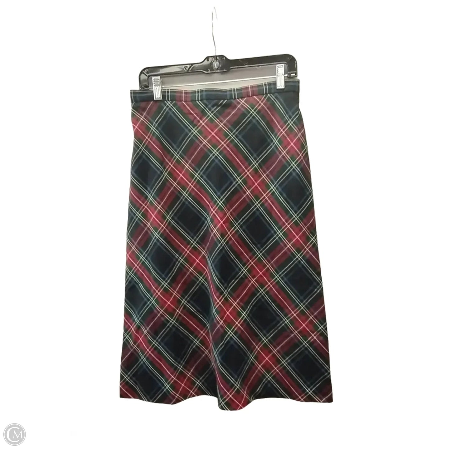 Skirt Midi By Sag Harbor In Plaid Pattern, Size: 6p