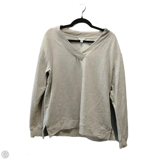 Sweatshirt Crewneck By Orvis In Beige, Size: M