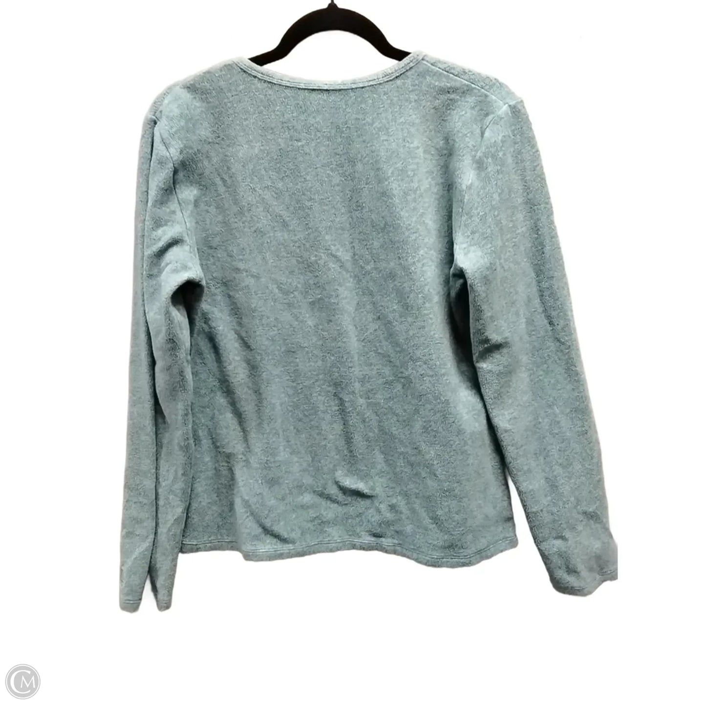 Sweatshirt Crewneck By Cuddl Duds In Blue, Size: L