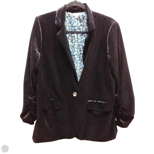 Blazer By Clothes Mentor In Black, Size: M