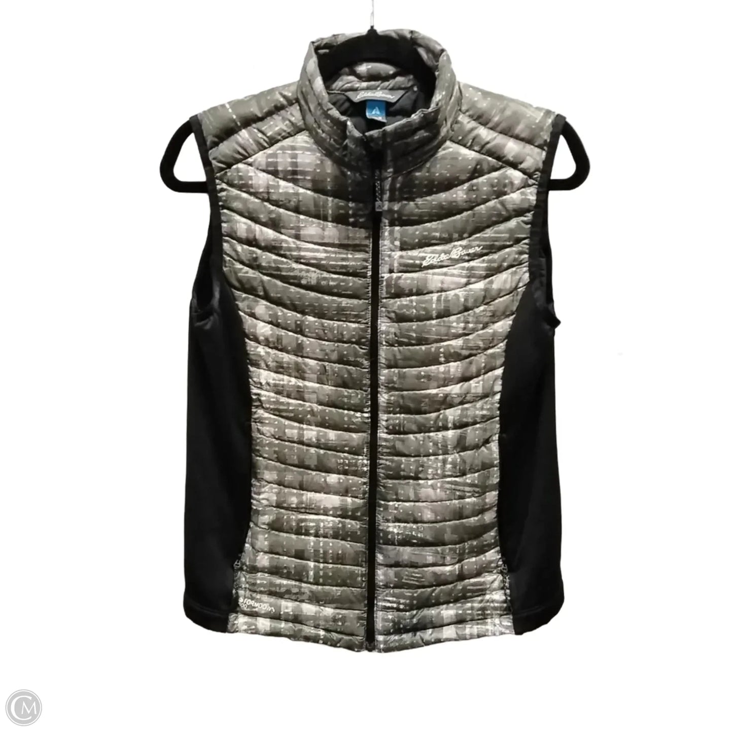 Vest Puffer & Quilted By Eddie Bauer In Green, Size: M