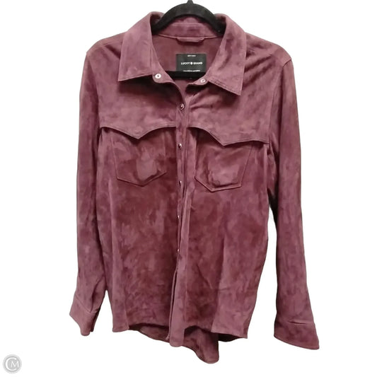 Top Long Sleeve By Lucky Brand In Purple, Size: M
