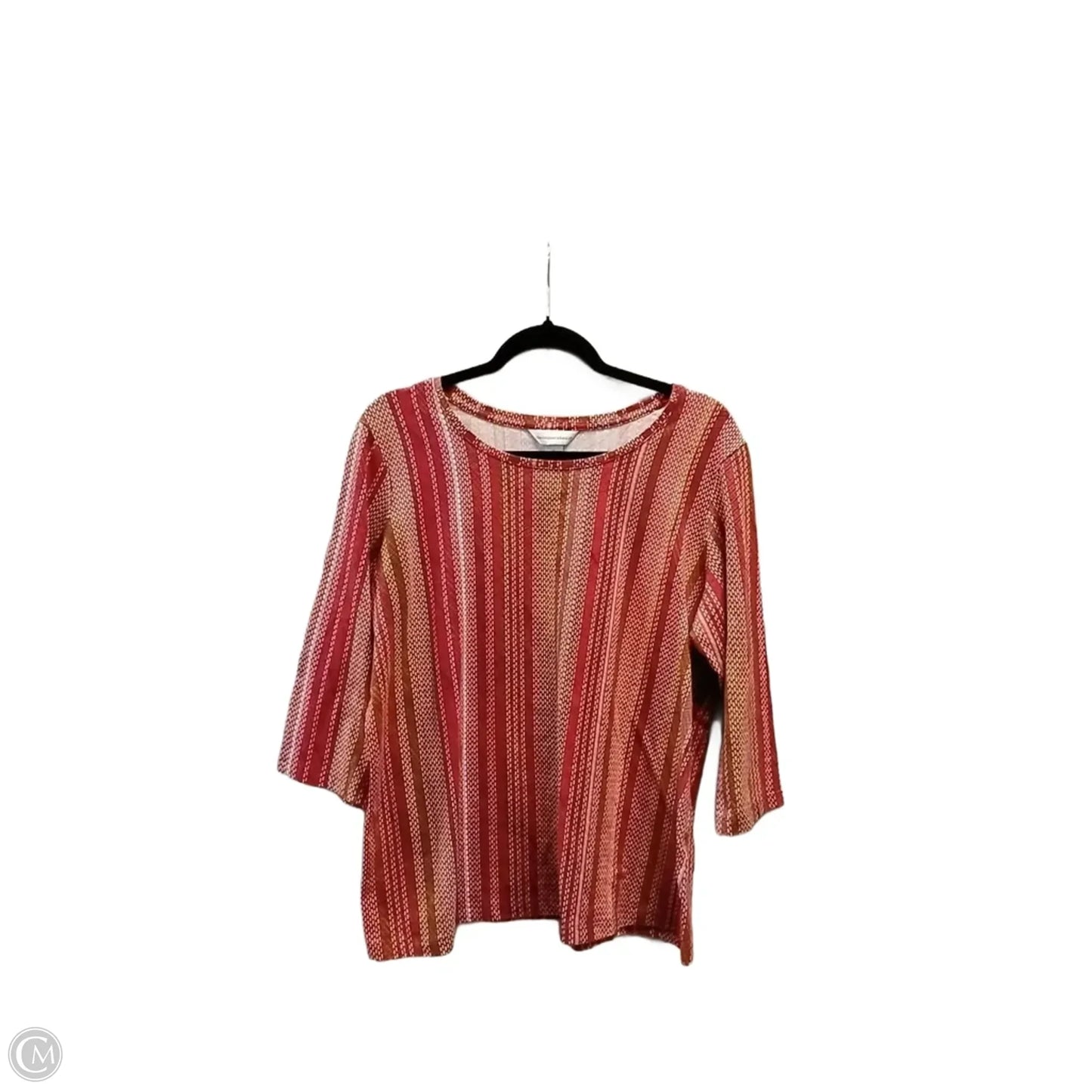 Top Long Sleeve By Christopher And Banks In Multi-colored, Size: Xl