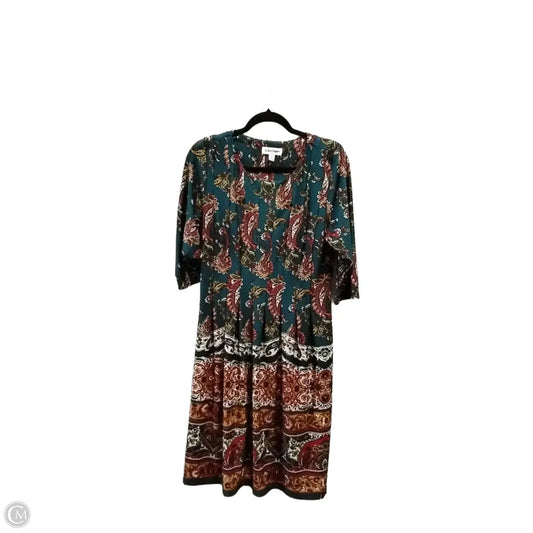 Dress Casual Midi By Shelby And Palmer In Paisley Print, Size: Xl