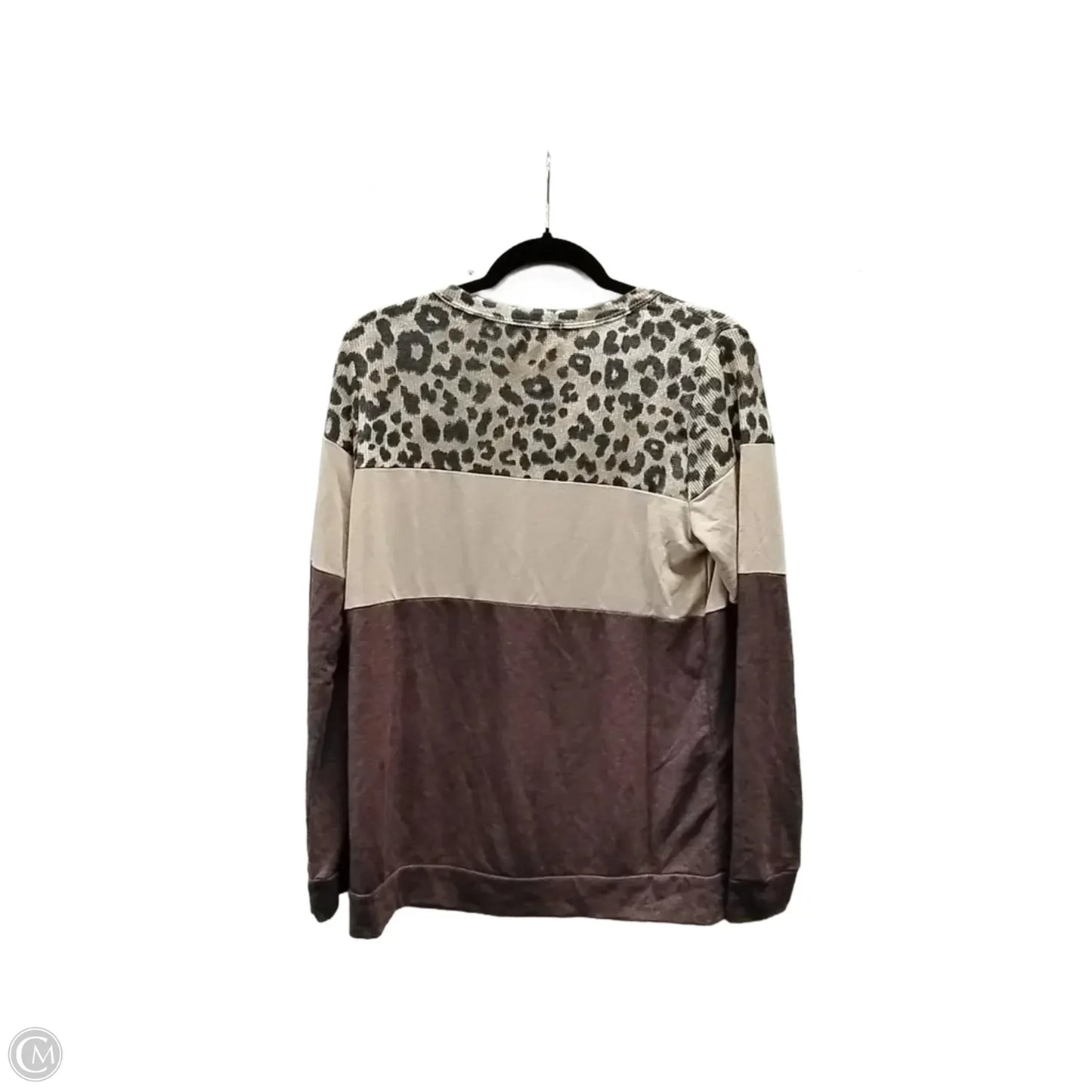Top Long Sleeve By Clothes Mentor In Animal Print, Size: 2x