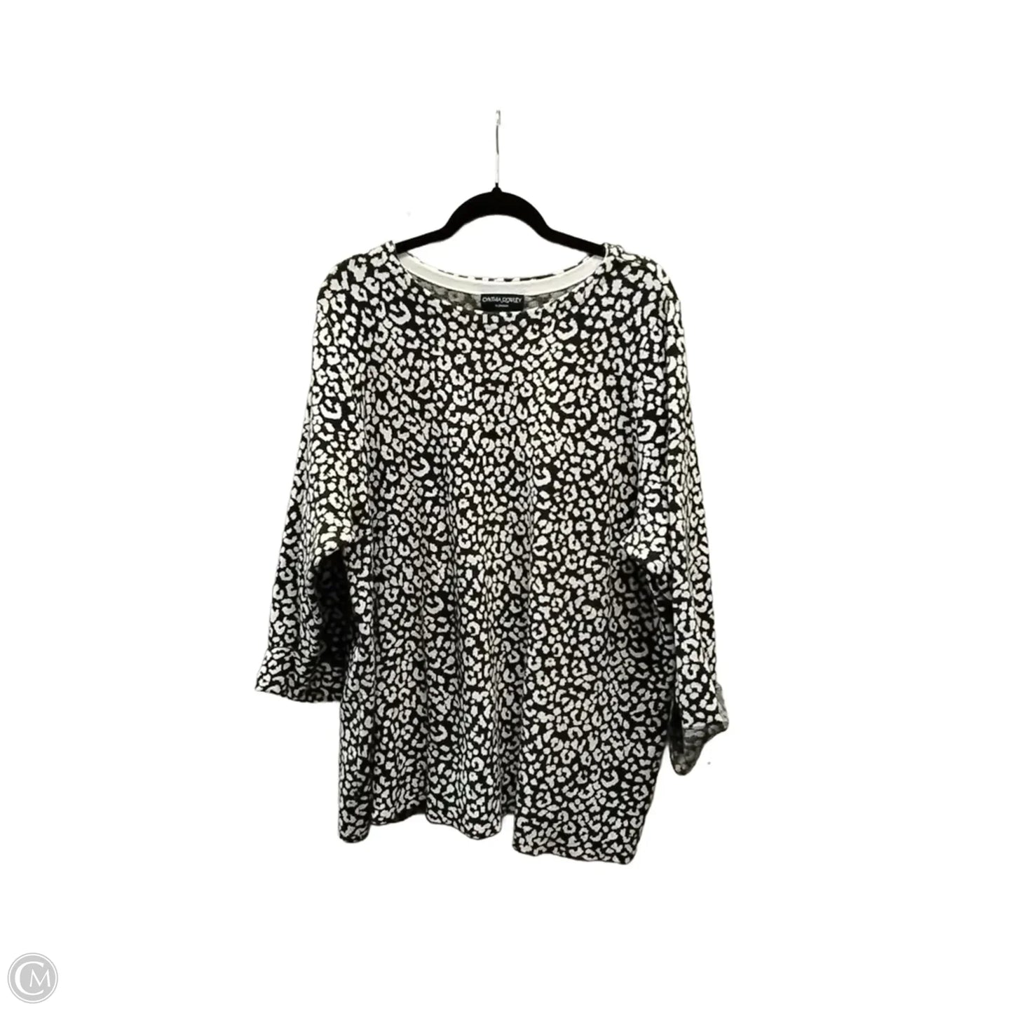 Sweater By Cynthia Rowley In Leopard Print, Size: 3x