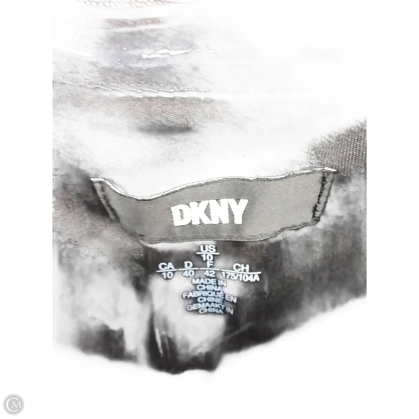 Dress Party Long By Dkny In Black, Size: 10