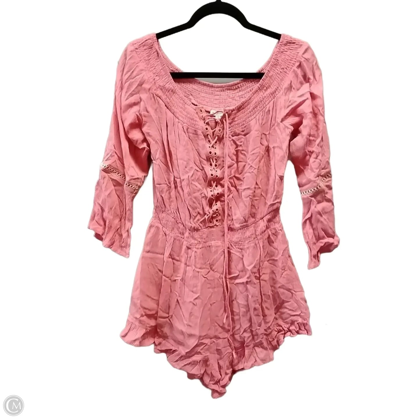 Dress Casual Short By En Creme In Pink, Size: S