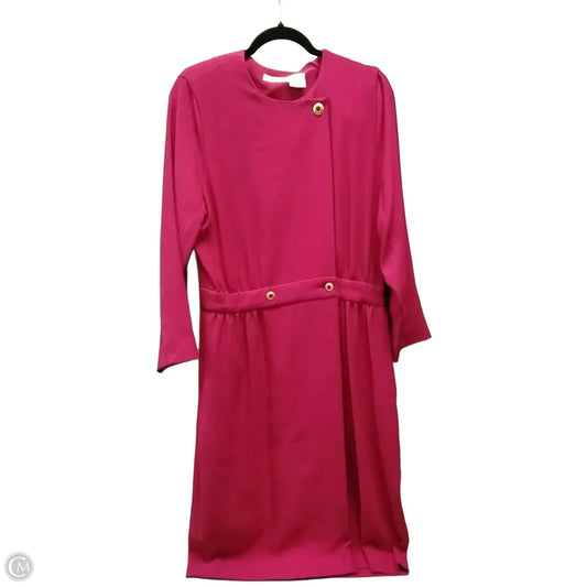 Dress Casual Midi By Liz Claiborne In Pink, Size: 14