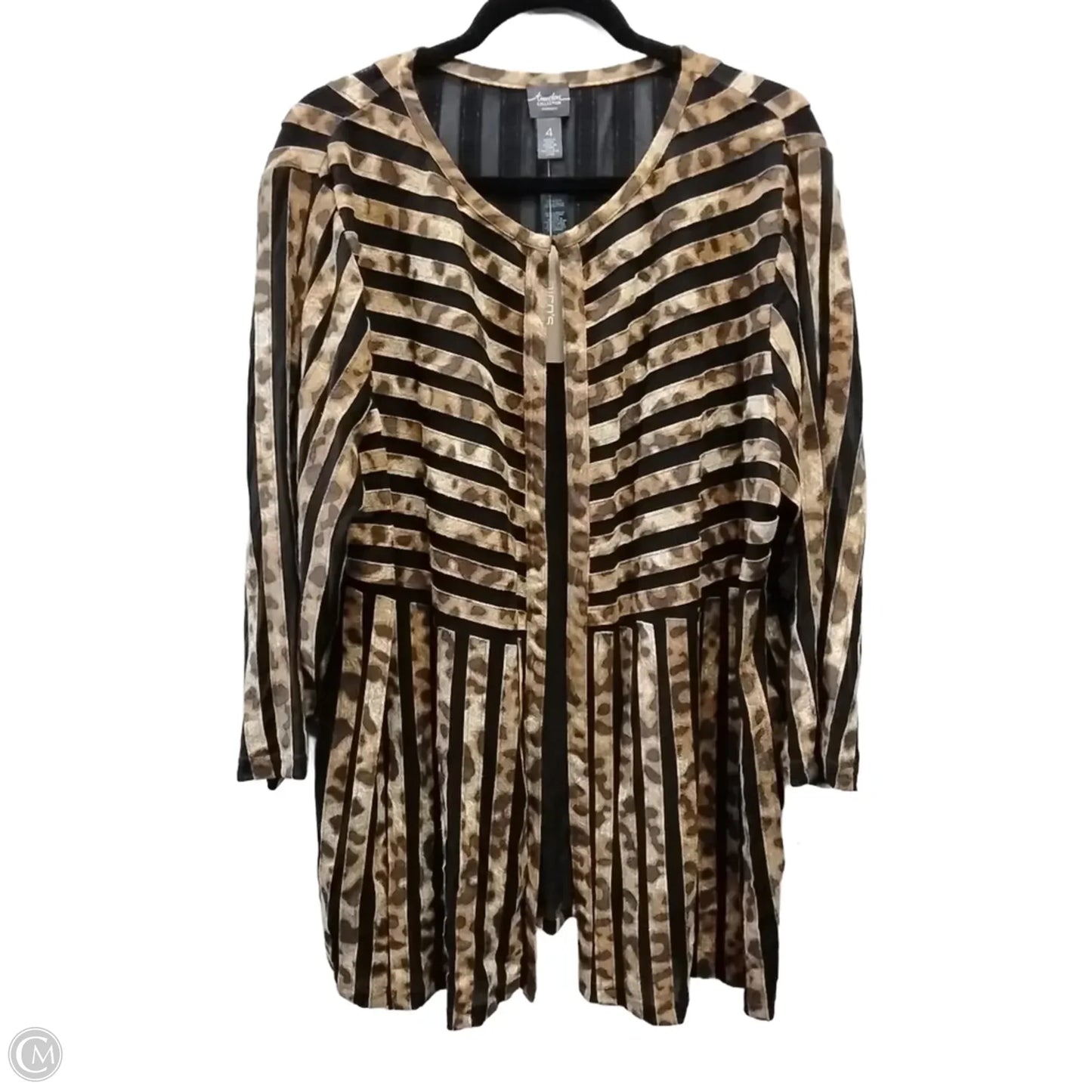Shawl By Chicos In Animal Print, Size: Xl