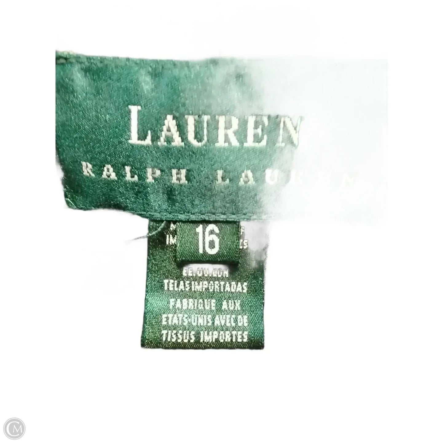 Vest Other By Lauren By Ralph Lauren In Black, Size: 16