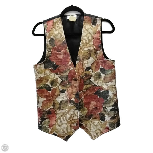 Vest Other By Clothes Mentor In Floral Print, Size: 2x