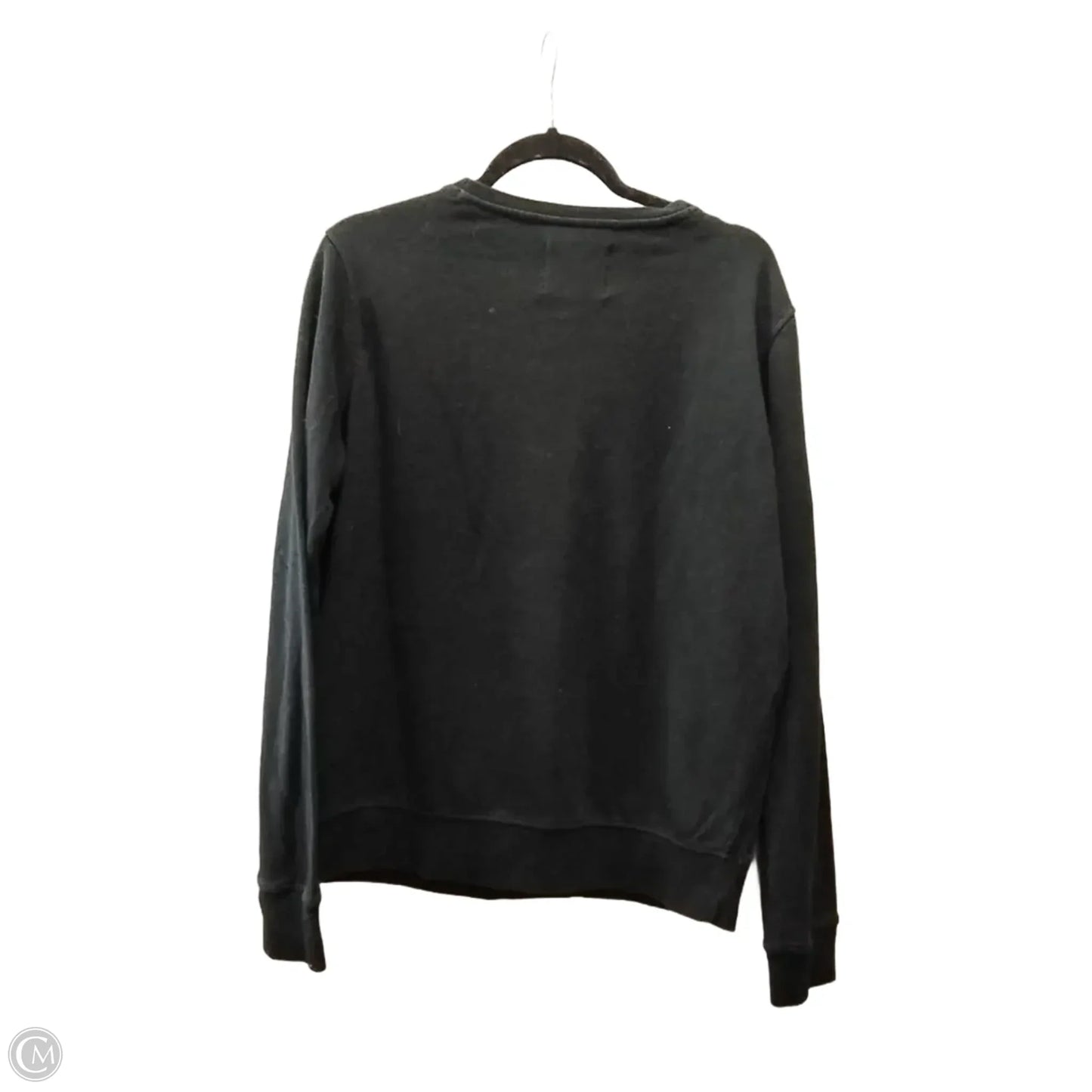 Sweatshirt Crewneck By Victorias Secret In Black, Size: M