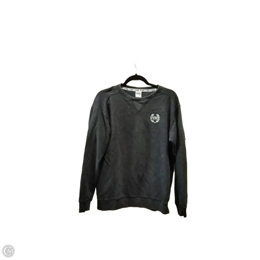 Sweatshirt Crewneck By Pink In Grey, Size: Sp