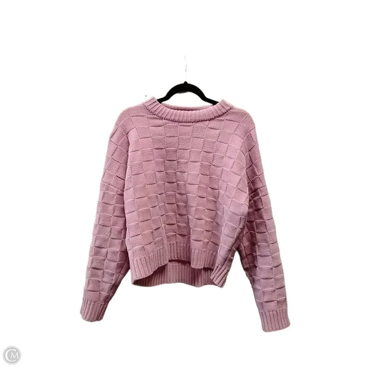 Sweater By Abercrombie And Fitch In Pink, Size: M