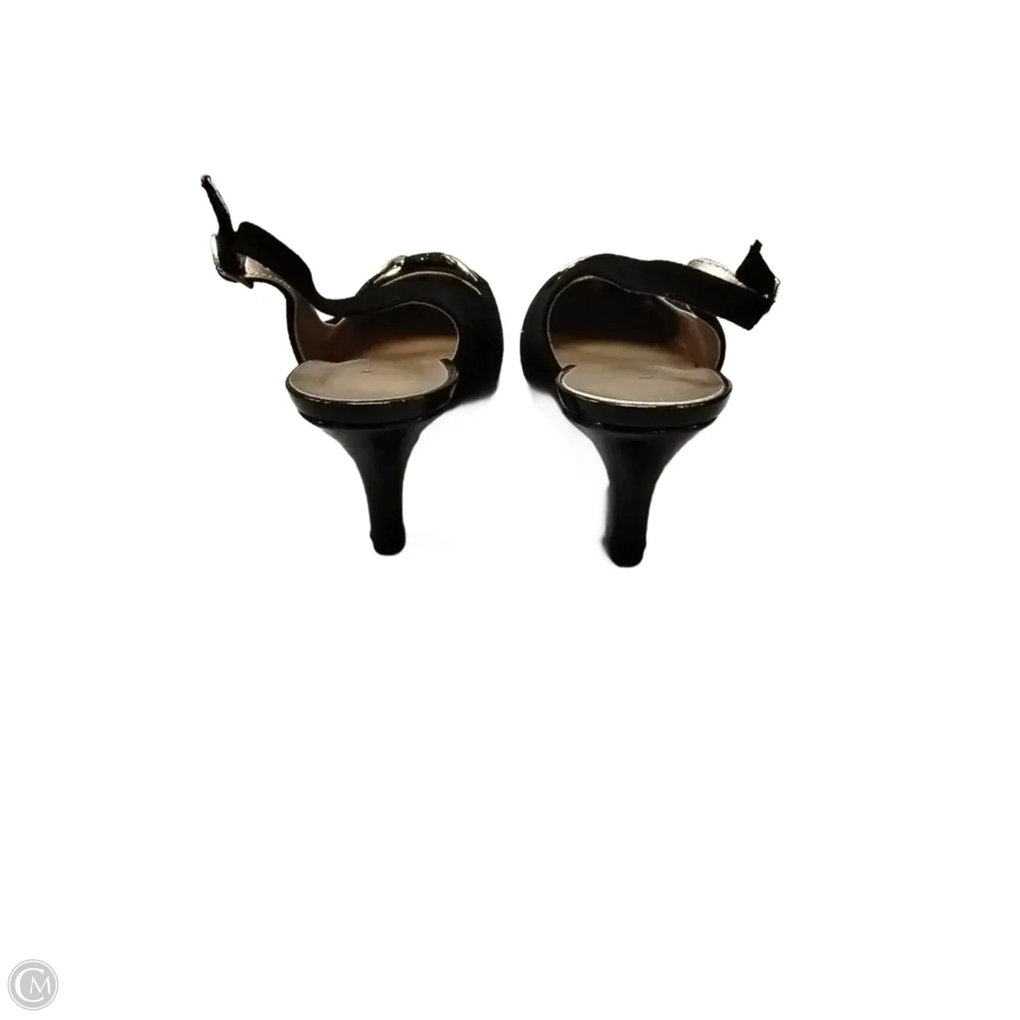 Shoes Heels Stiletto By Karen Scott In Black & Gold, Size: 8