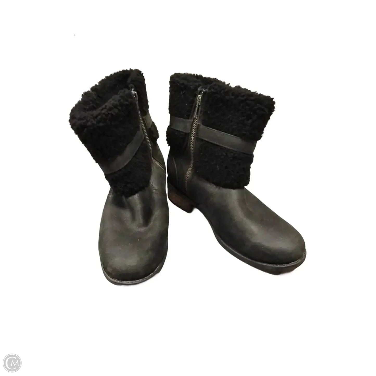 Boots Designer By Ugg In Black, Size: 8.5