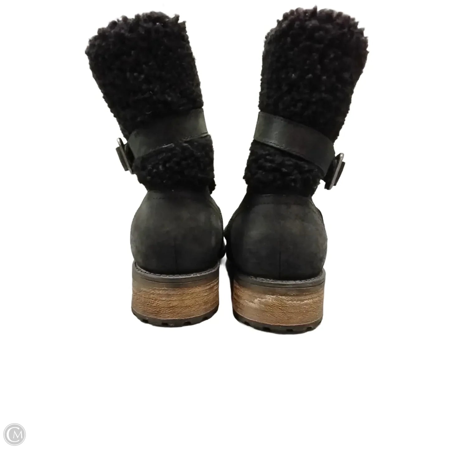 Boots Designer By Ugg In Black, Size: 8.5