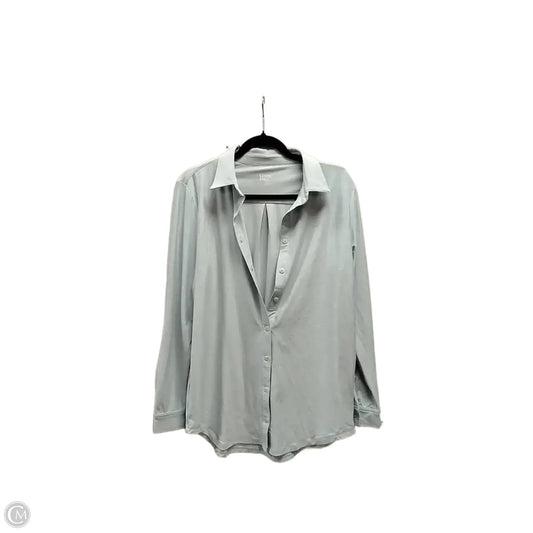 Top Long Sleeve By Lands End In Blue, Size: M