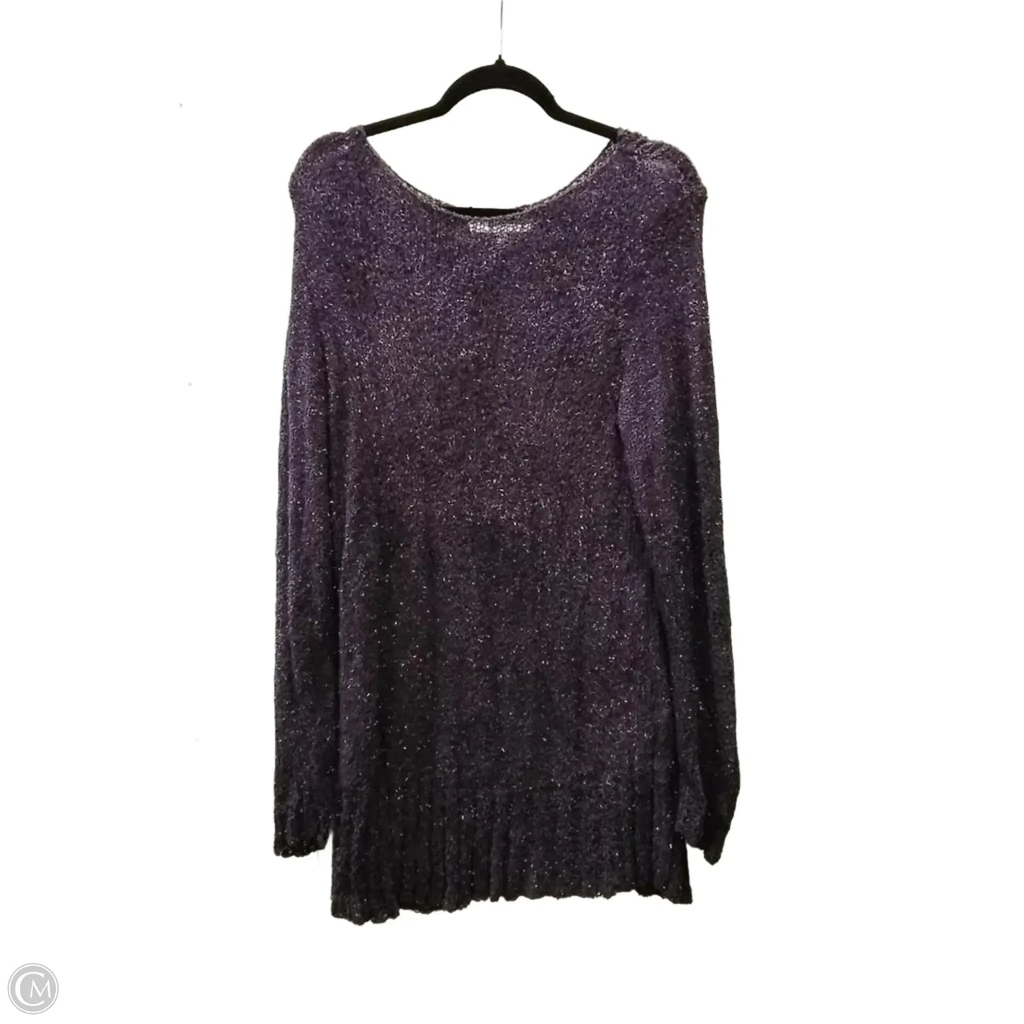 Sweater By Clothes Mentor In Purple, Size: L