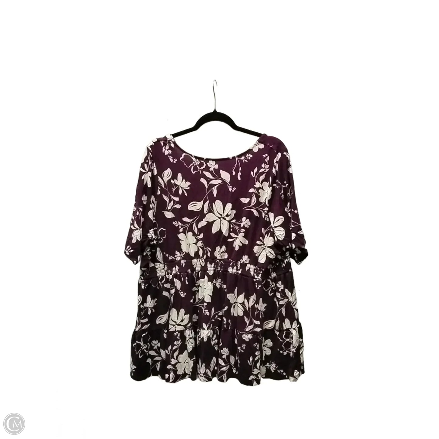 Top Short Sleeve By Torrid In Floral Print, Size: 4x