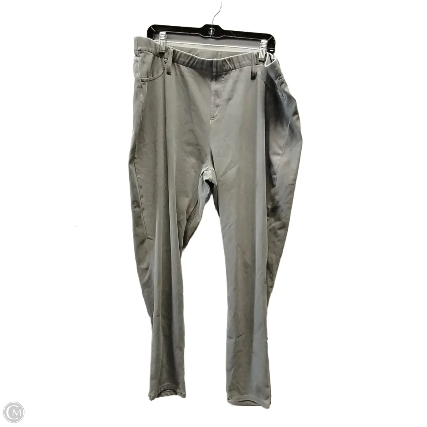 Jeans Skinny By Terra & Sky In Grey, Size: 2x