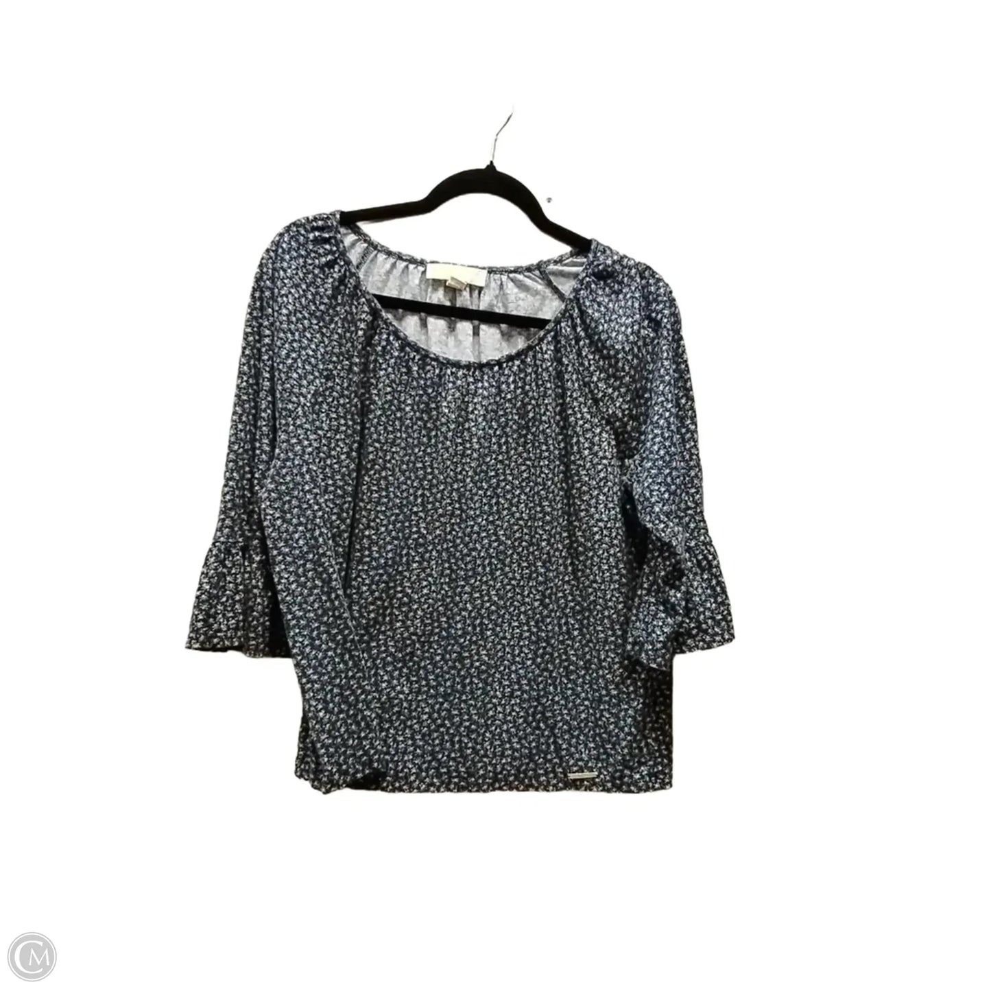 Top 3/4 Sleeve By Michael By Michael Kors In Floral Print, Size: Xl