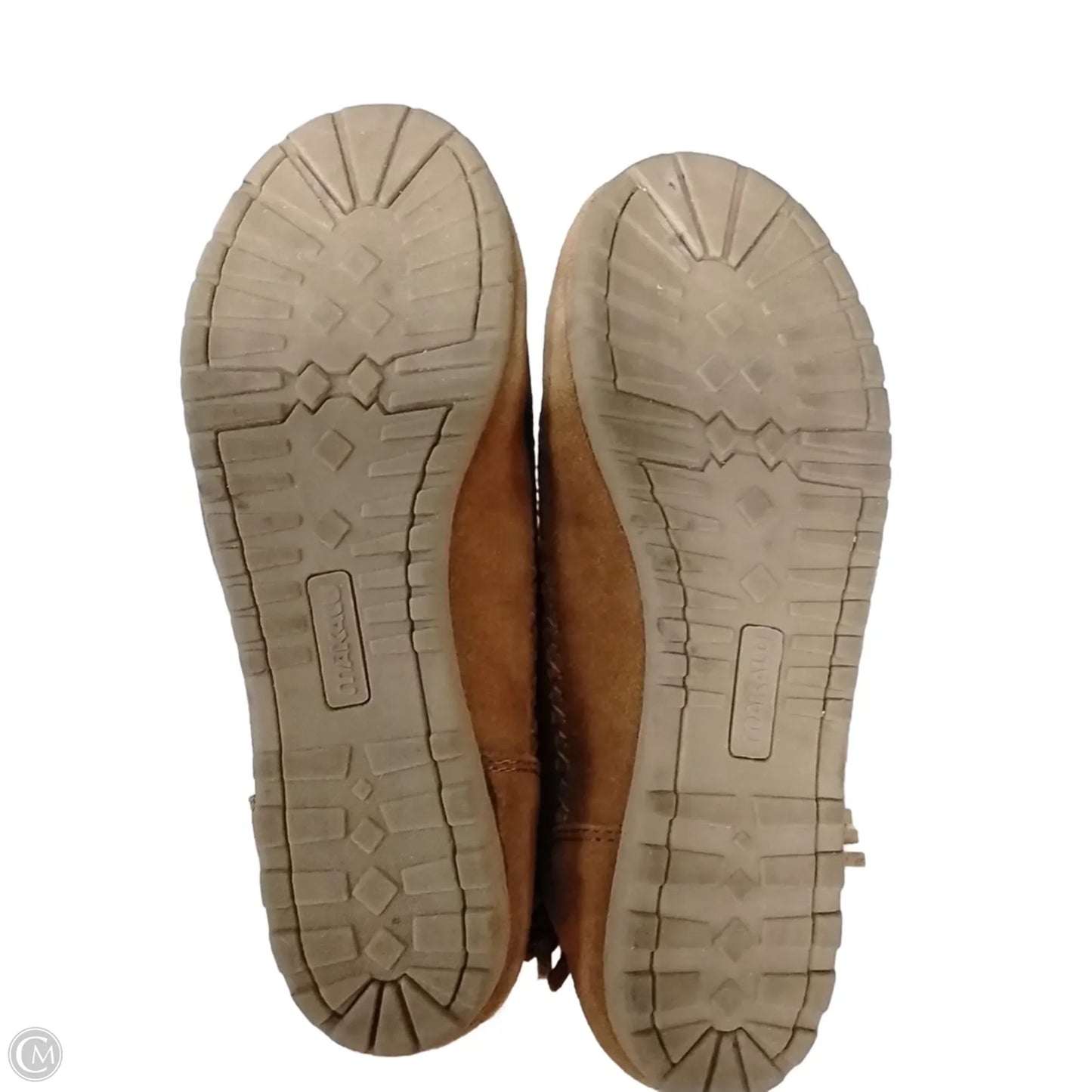 Boots Ankle Flats By Clothes Mentor In Tan, Size: 6