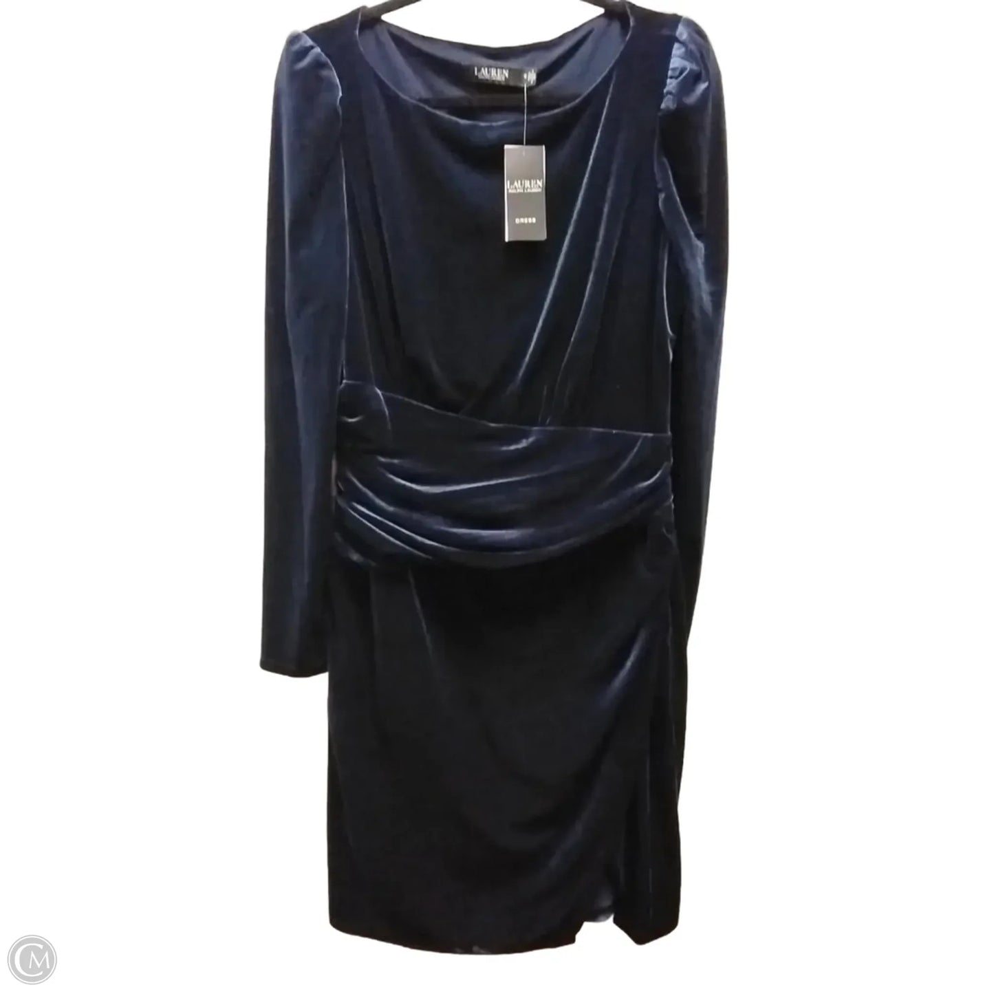 Dress Party Midi By Lauren By Ralph Lauren In Blue, Size: 12