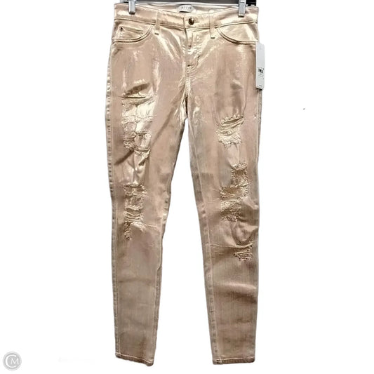 Jeans Skinny By Guess In Peach, Size: 6