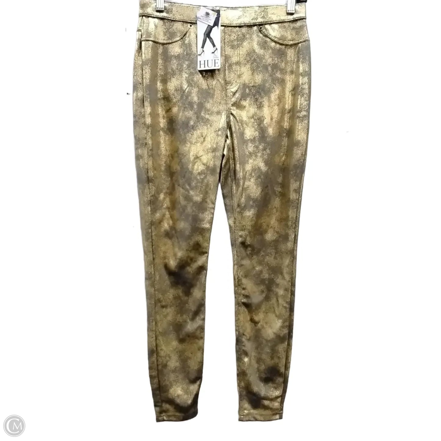 Pants Leggings By Hue In Gold, Size: 6