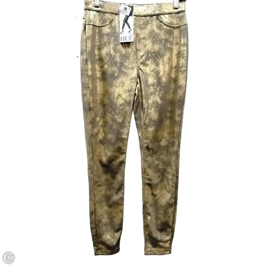 Pants Leggings By Hue In Gold, Size: 6
