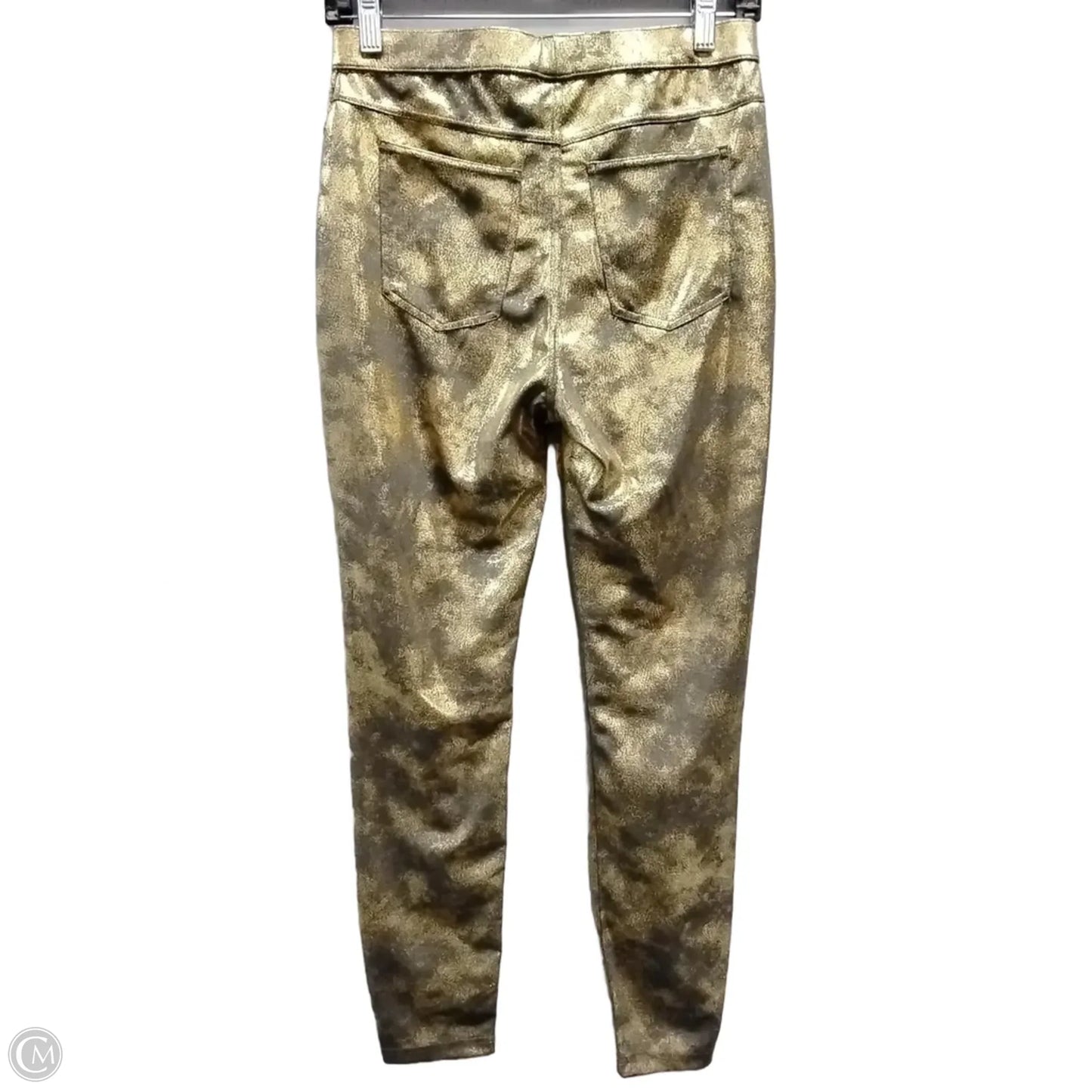 Pants Leggings By Hue In Gold, Size: 6