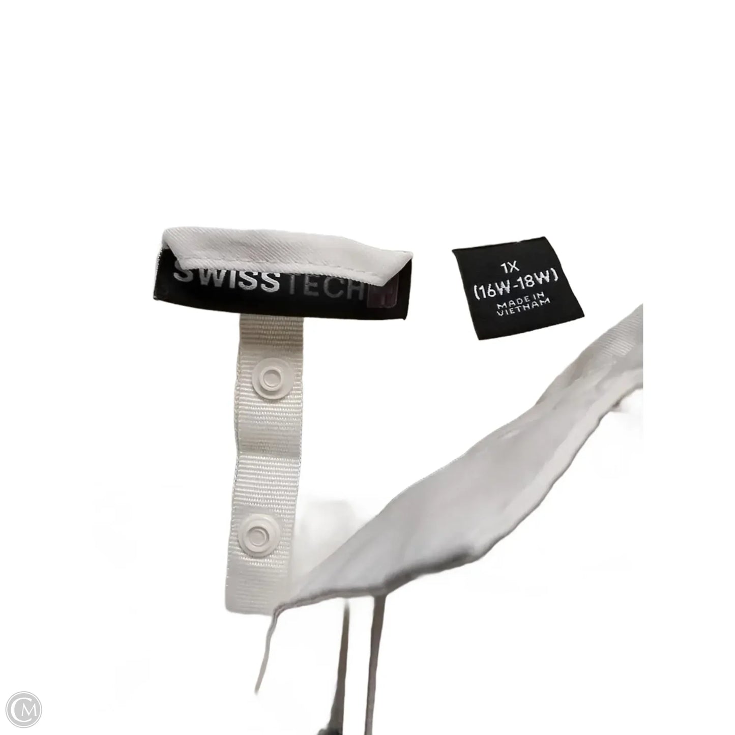 Coat Raincoat By Clothes Mentor In Beige, Size: 1x