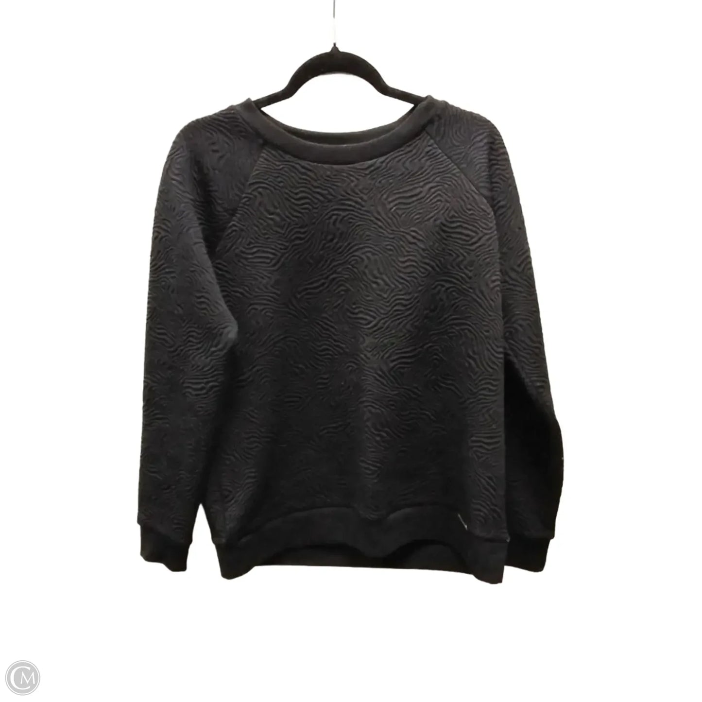 Sweatshirt Crewneck By Michael By Michael Kors In Black, Size: M