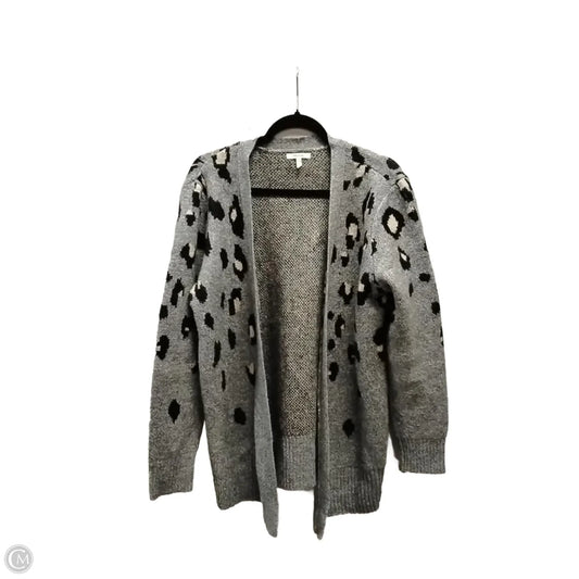 Sweater Cardigan By Maurices In Leopard Print, Size: L