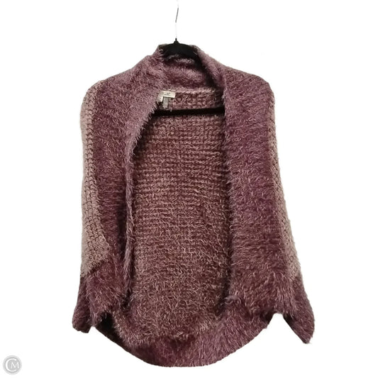 Sweater Cardigan By Simply Noelle In Purple, Size: Onesize