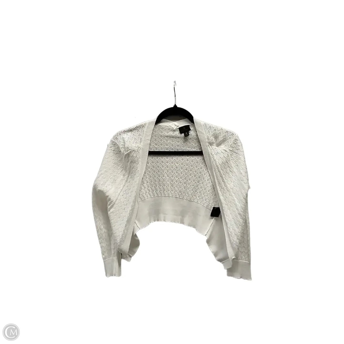 Sweater Short Sleeve By Worthington In White, Size: S