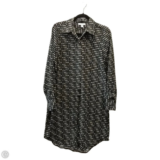 Dress Casual Midi By Prologue In Black & Cream, Size: M