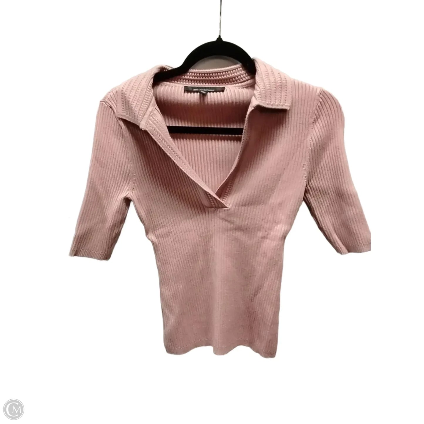 Sweater Short Sleeve By White House Black Market In Pink, Size: Xs