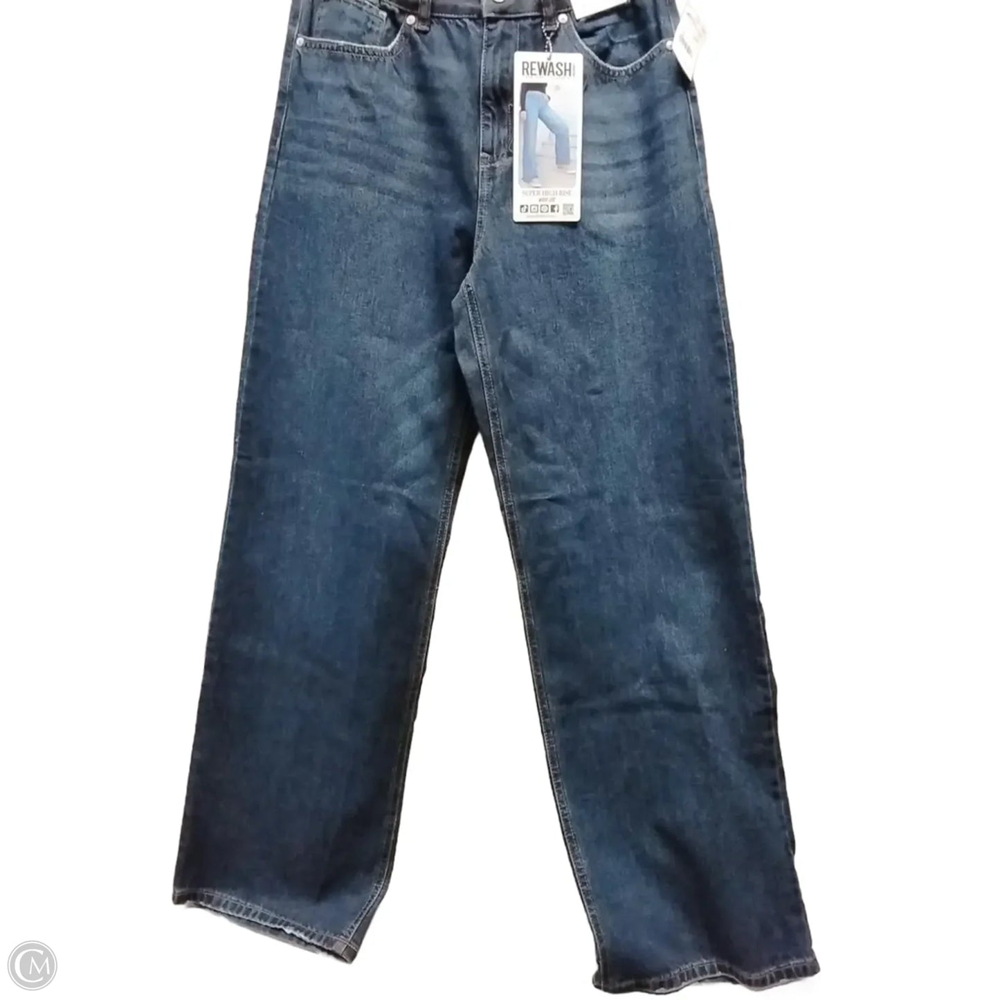 Jeans Wide Leg By Rewash In Blue Denim, Size: 7