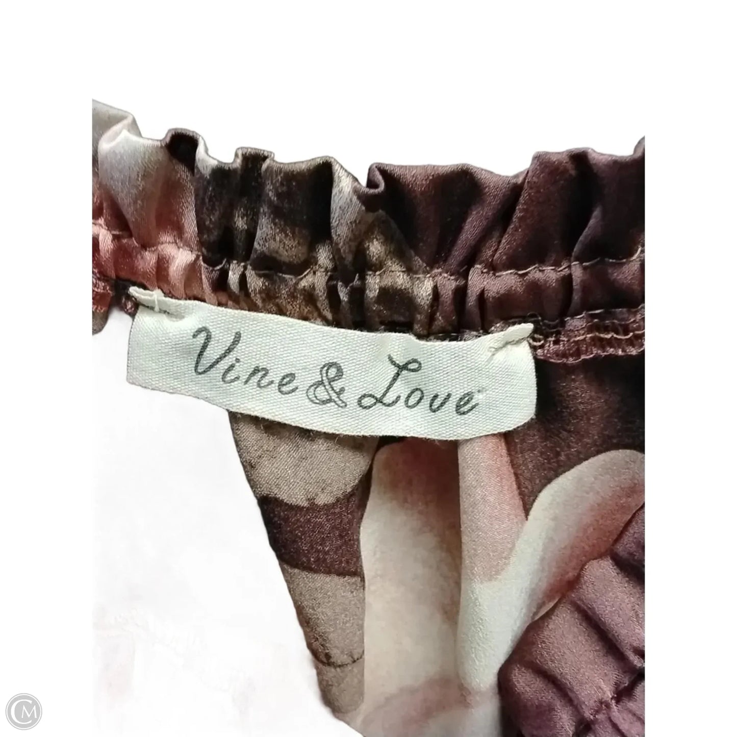 Top Long Sleeve By Vine & Love In Floral Print, Size: Xl