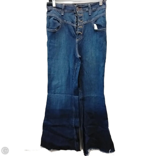 Jeans Wide Leg By Clothes Mentor In Blue Denim, Size: 11
