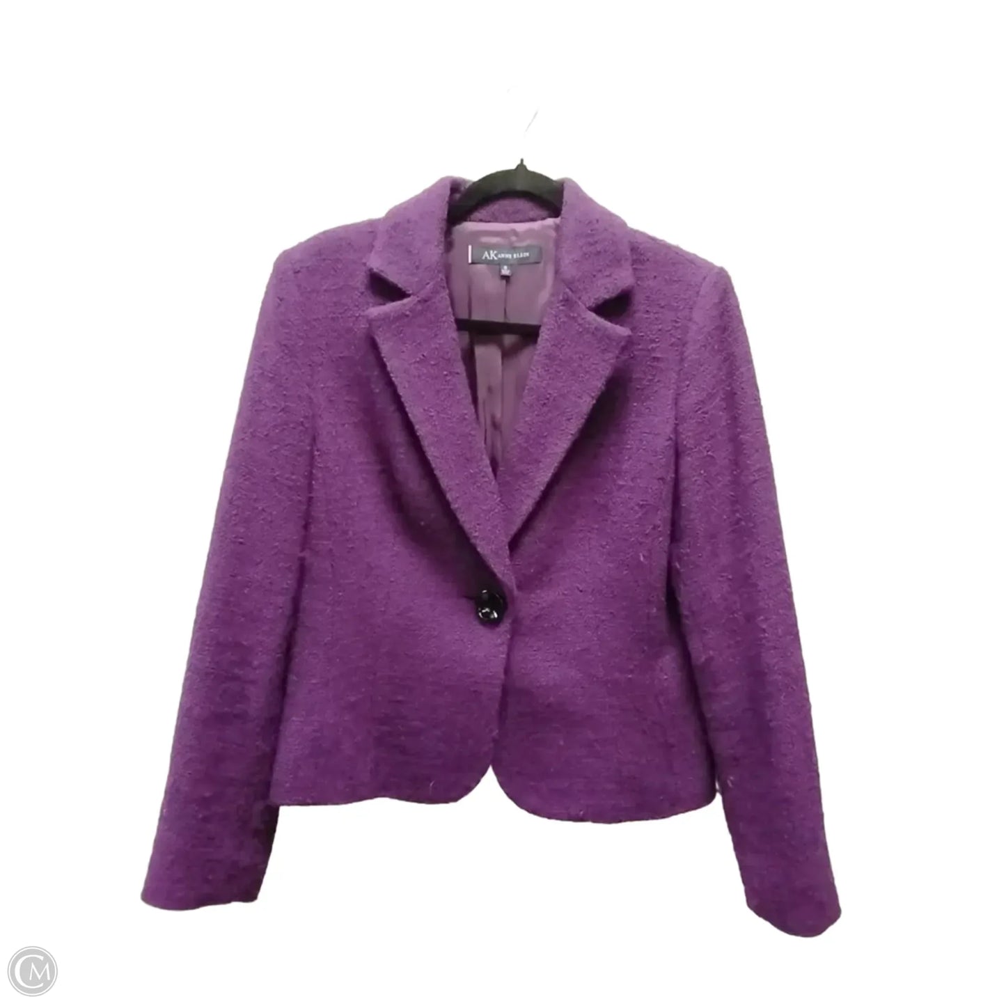 Blazer By Anne Klein In Purple, Size: 12
