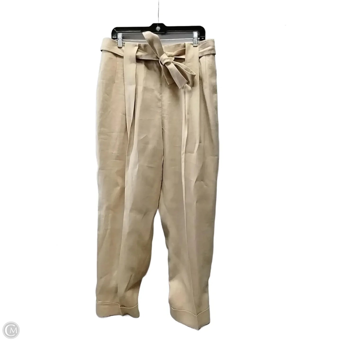 Pants Cropped By Clothes Mentor In Tan, Size: 12